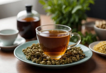 Clear teacup filled with tea, illustrating a healthy beverage for Iron Deficiency