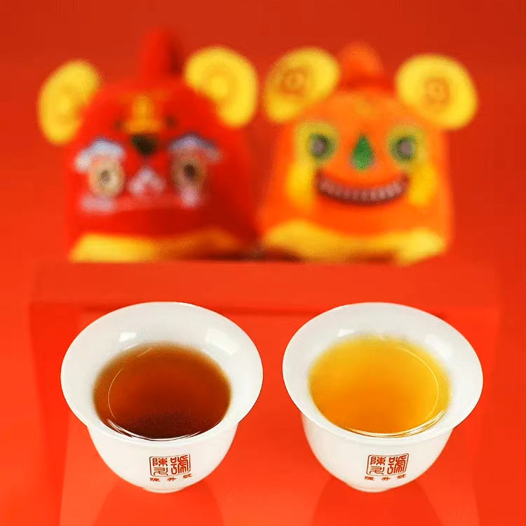 2022 Zodiac Tiger Ripe Pu-erh Tea - 357g - Pu Erh Tea