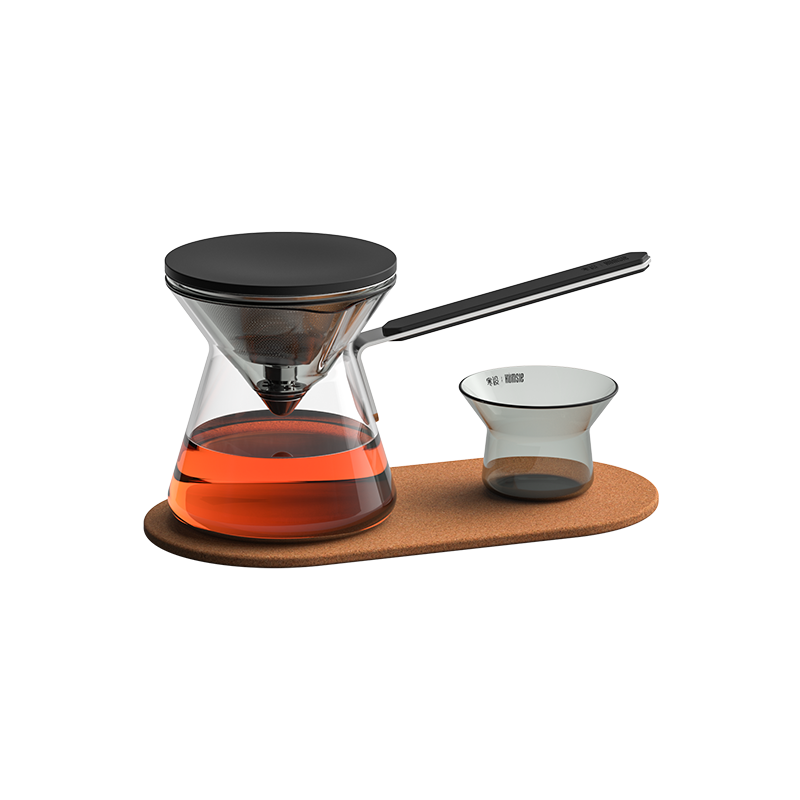 Elegant Magnetic Glass Tea Set