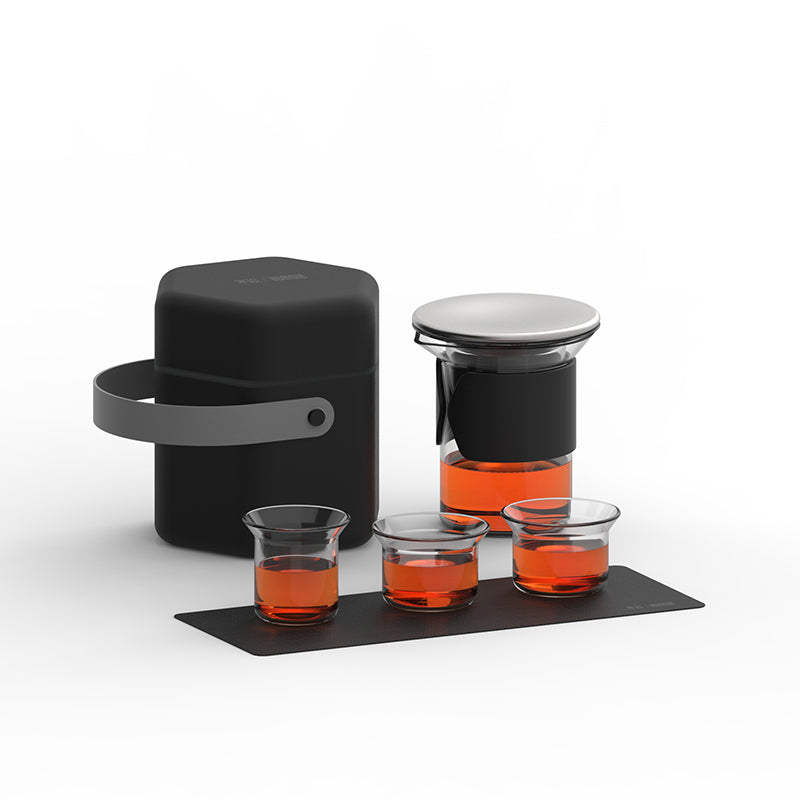 Zen Travel Tea Infuser Set - Without Glass Tea Storage Jar - Teaware