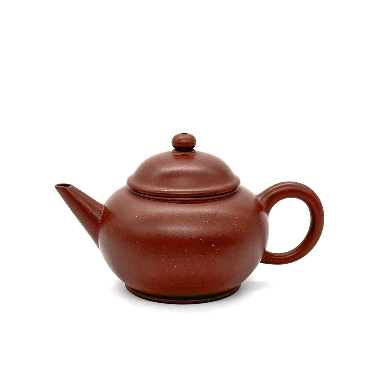 Handmade Yixing Purple Clay Teapot 160ml - Shui Ping (Horizontal Pot) by Wang Yinfang - Handmade Yixing Teapot - Teaware