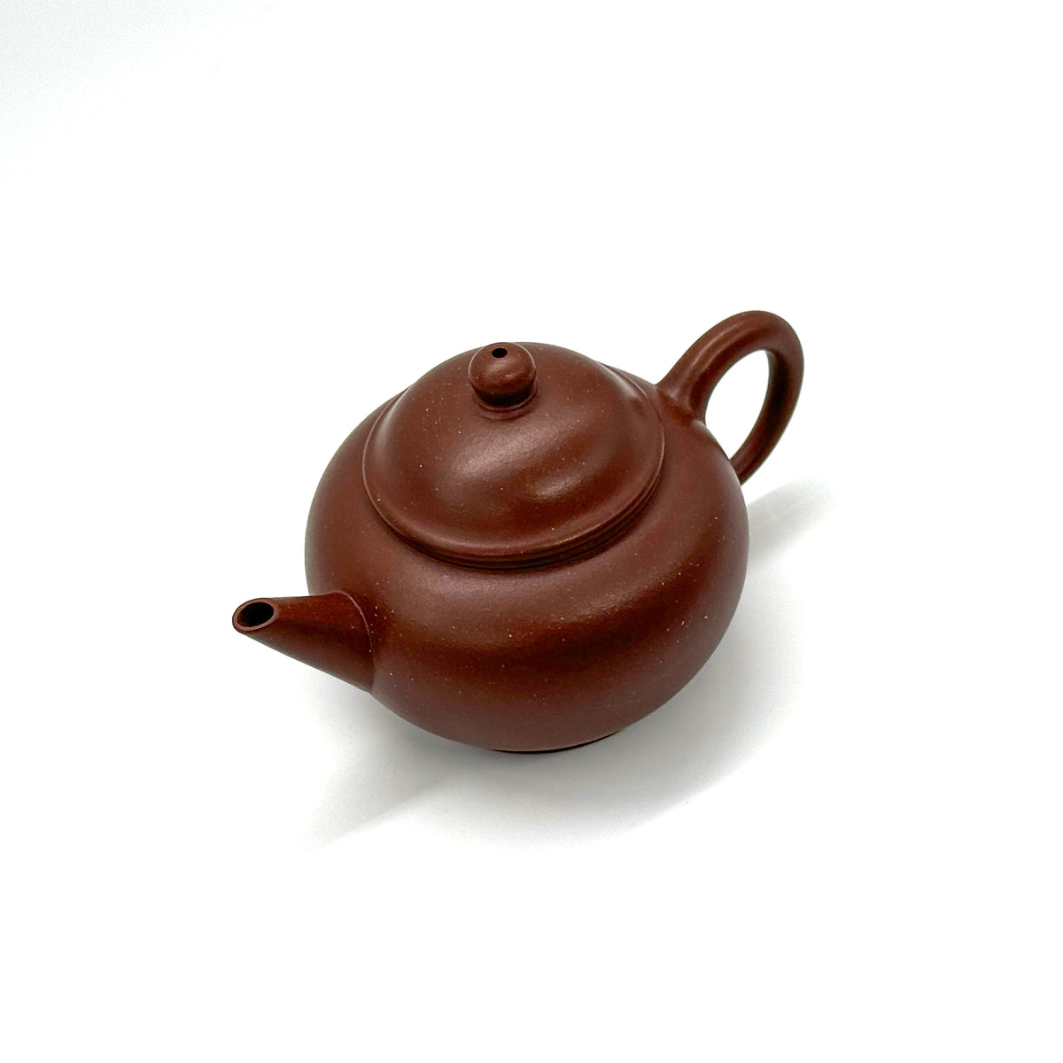 Handmade Yixing Purple Clay Teapot 160ml - Shui Ping (Horizontal Pot) by Wang Yinfang - Handmade Yixing Teapot - Teaware