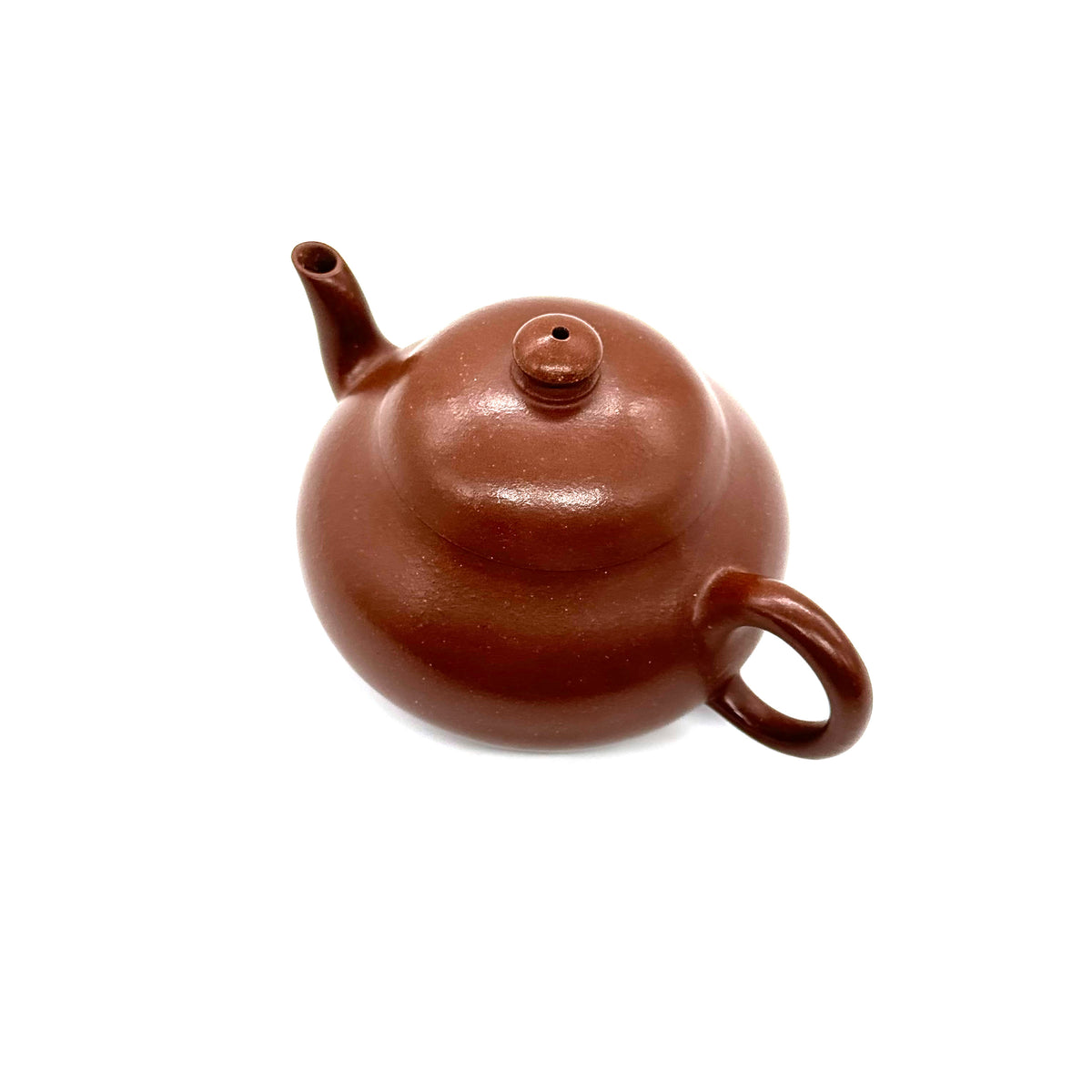 Handmade Yixing Purple Clay Teapot 140ml- Pear Shape By Wang Yinfang - Handmade Yixing Teapot - Teaware
