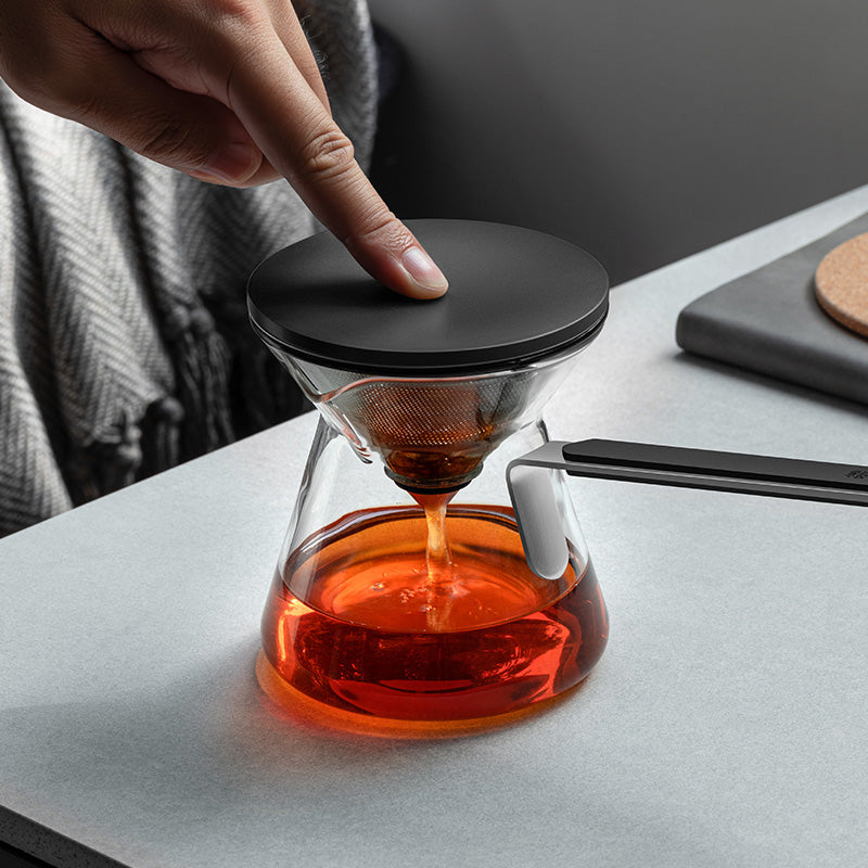 
                  
                    Elegant Magnetic Glass Tea Set - Black - Teaware
                  
                