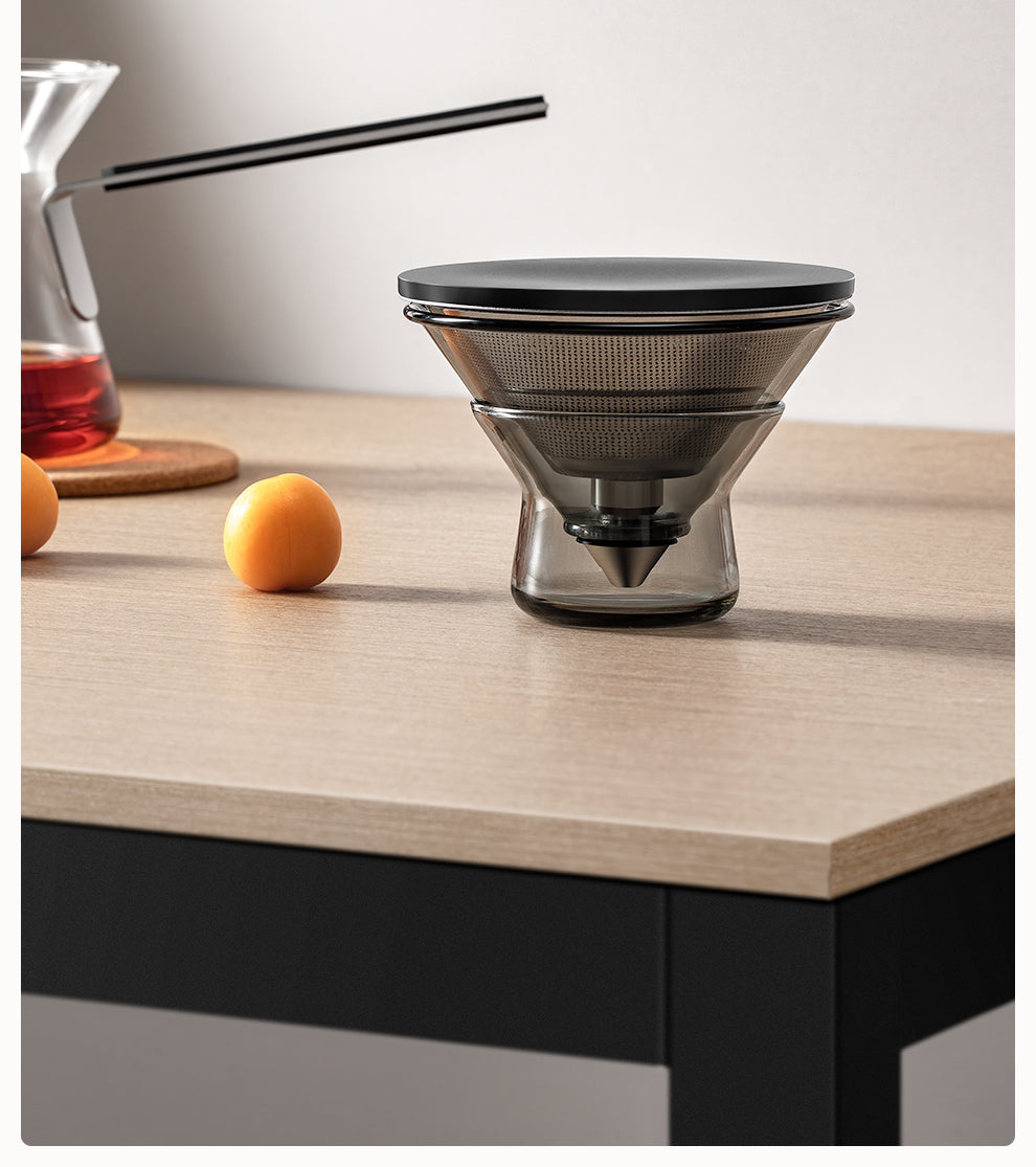 
                  
                    Elegant Magnetic Glass Tea Set - Black - Teaware
                  
                