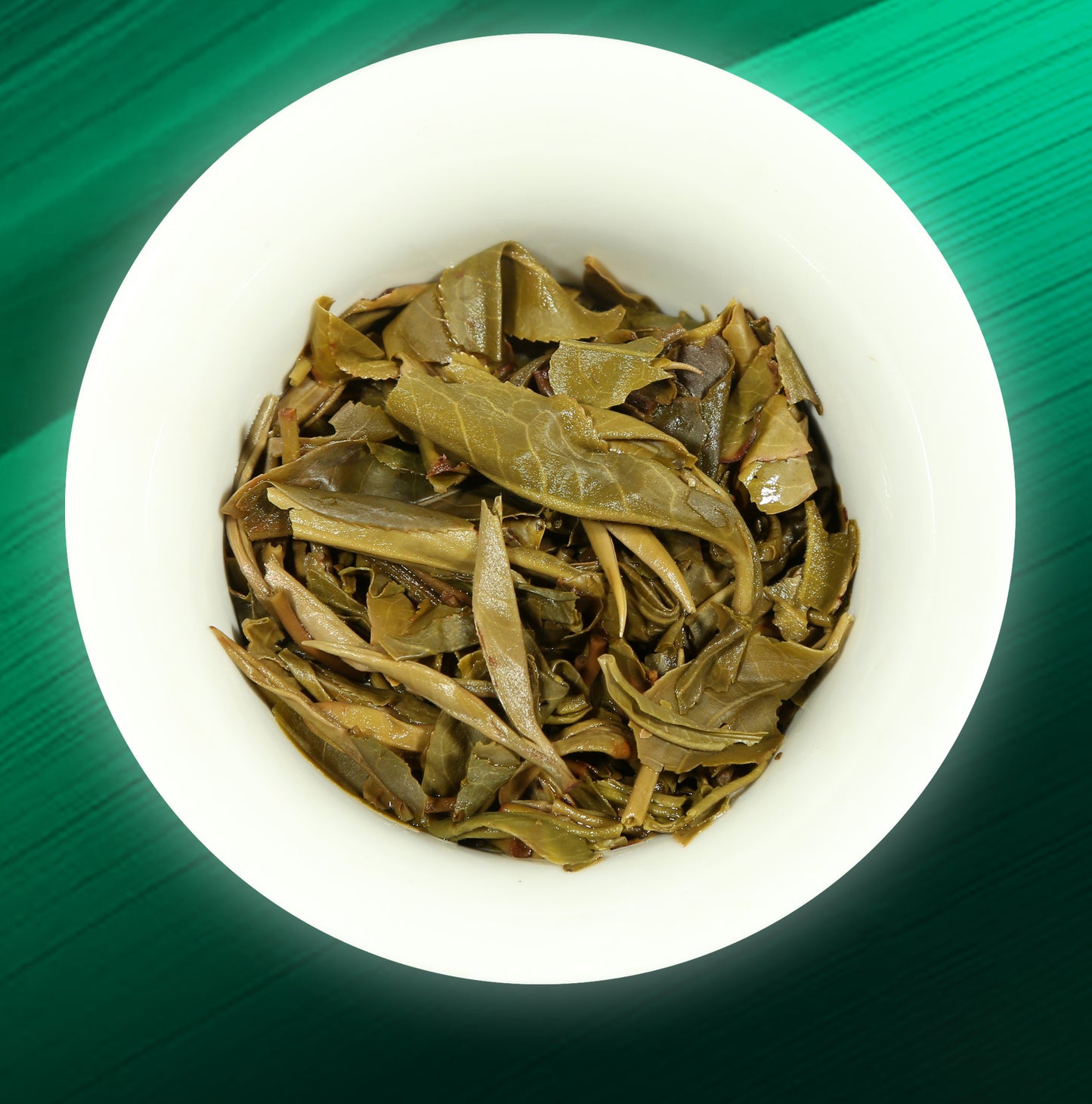 
                  
                    Chen Sheng Hao 2019 Nan Nuo Pu'er Tea Leaves after steep
                  
                