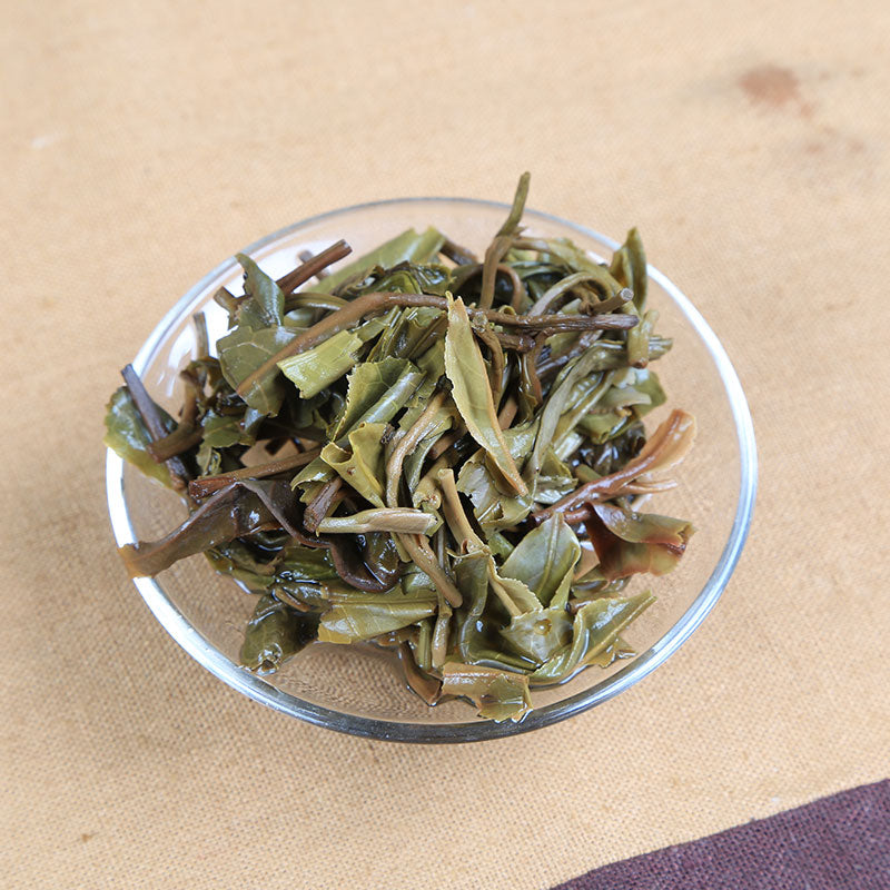 
                  
                    Chen Sheng Hao 2016 Yi Wu Pu'er Tea Leaves After Steeped
                  
                